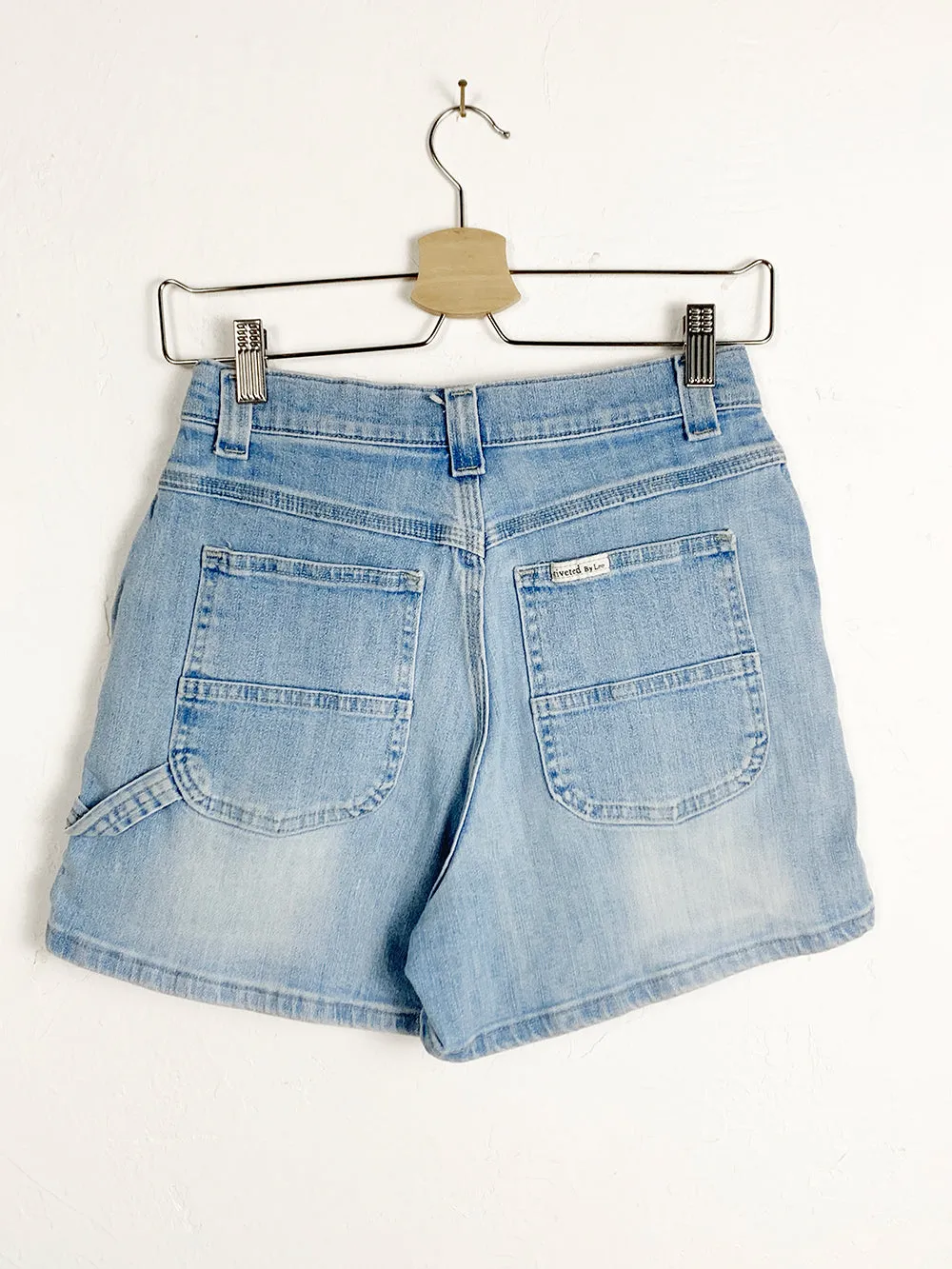 RivetedbyLee Light Wash Denim Shorts