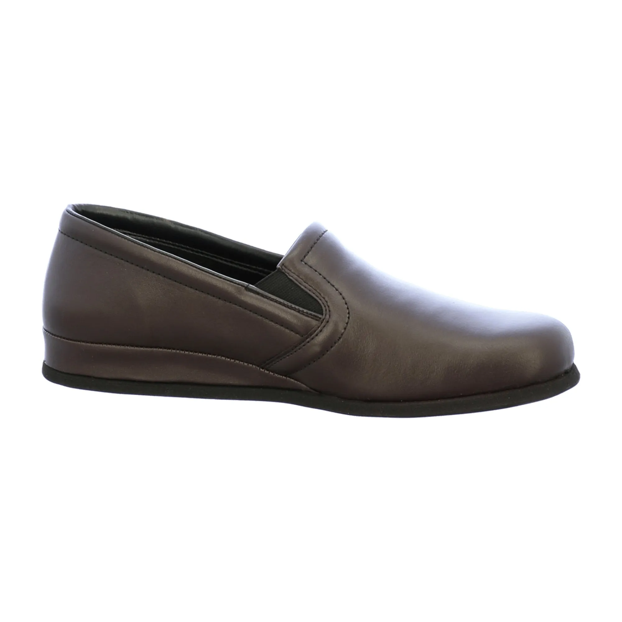 Rohde Viberg Men's Red Leather Slip-On Shoes with Black Sole