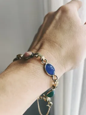 Ronci 18K GF Scarab Bracelet