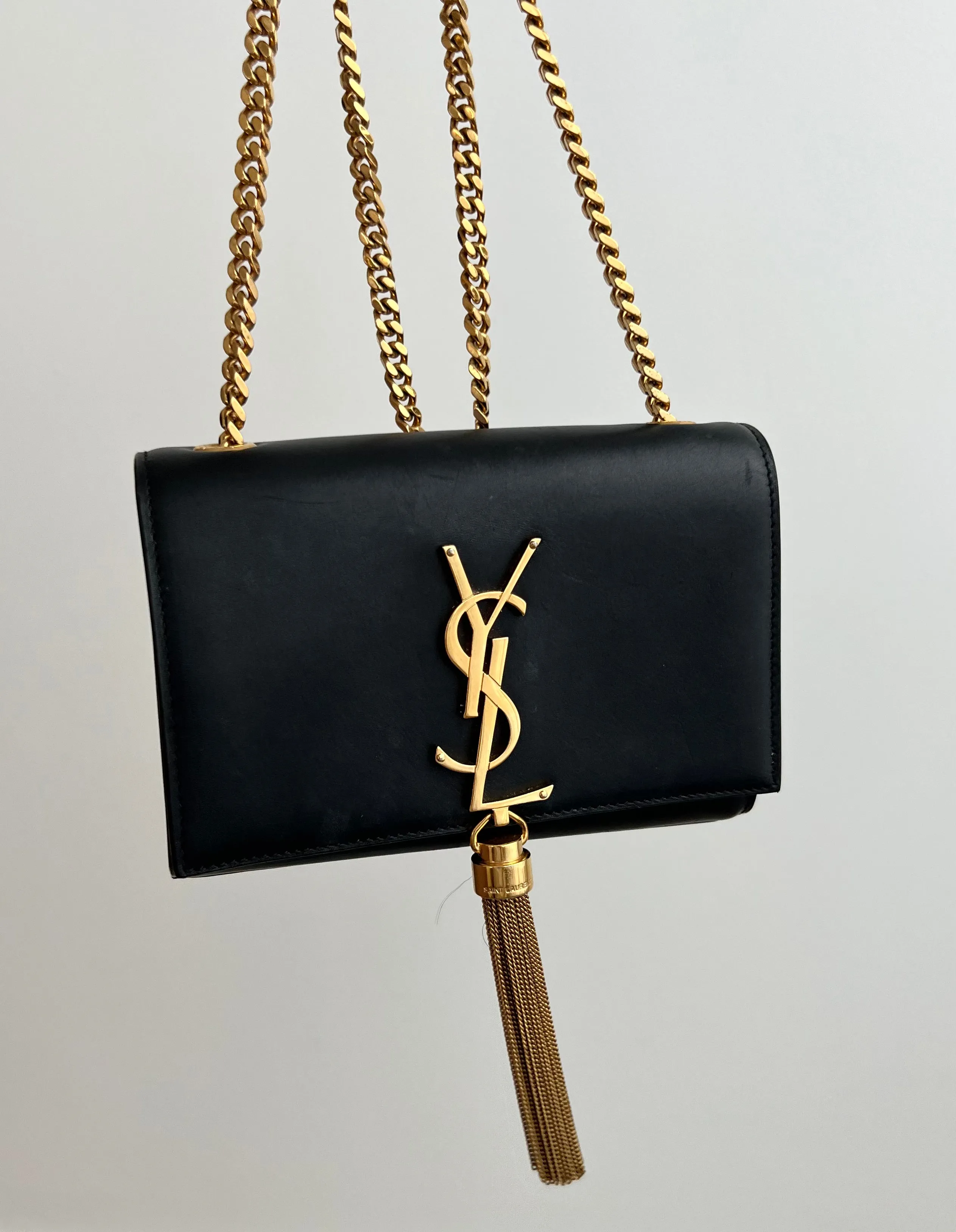 Saint Laurent Tassel Kate Clutch Bag