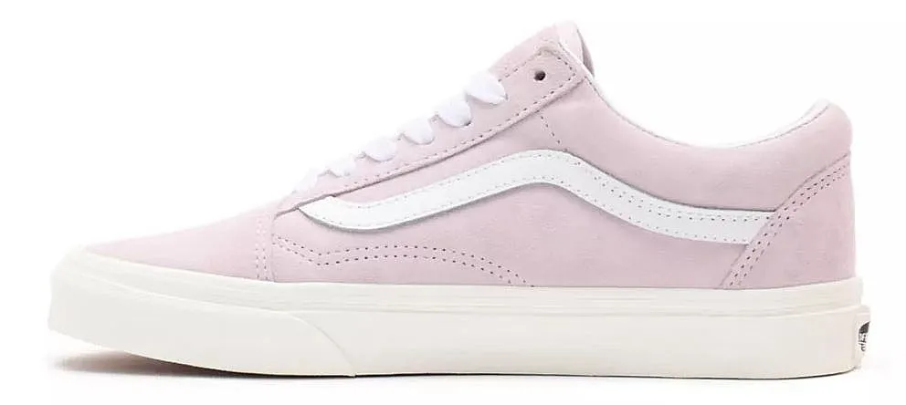 shoes Vans Old Skool - Pig Suede/Orchid/Ice Snow White