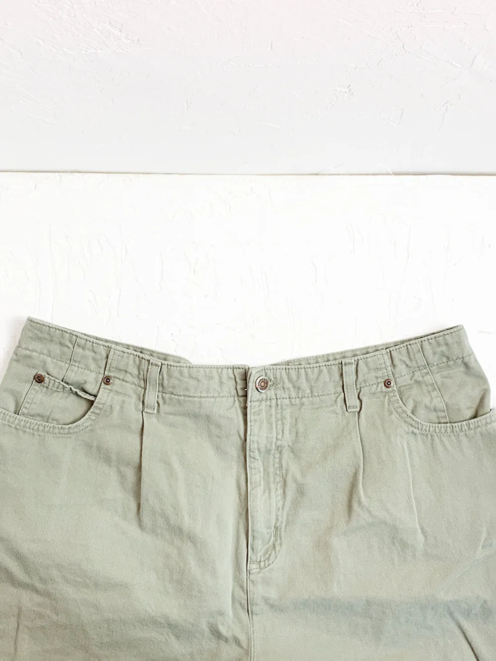 SJC Olive Cotton Shorts