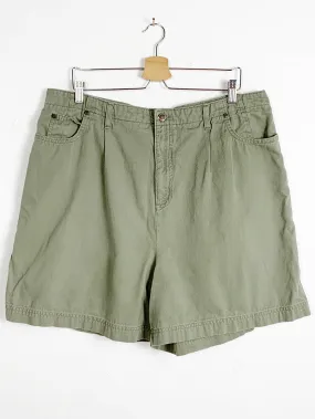 SJC Olive Cotton Shorts