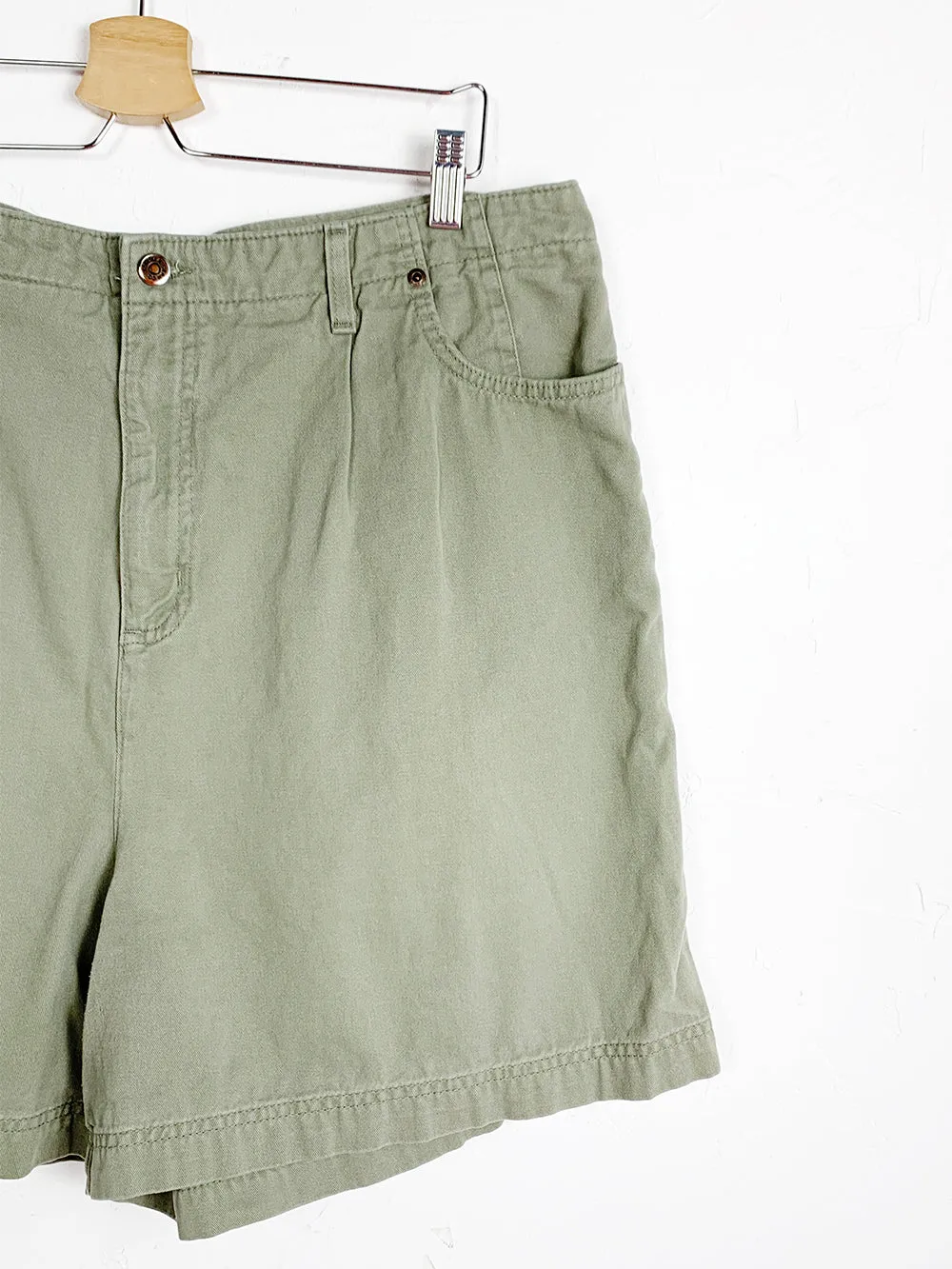 SJC Olive Cotton Shorts