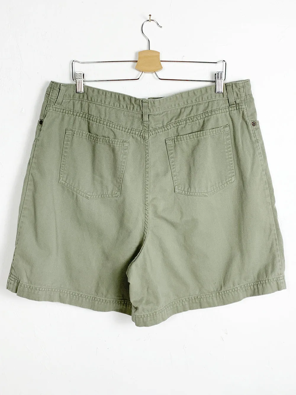 SJC Olive Cotton Shorts