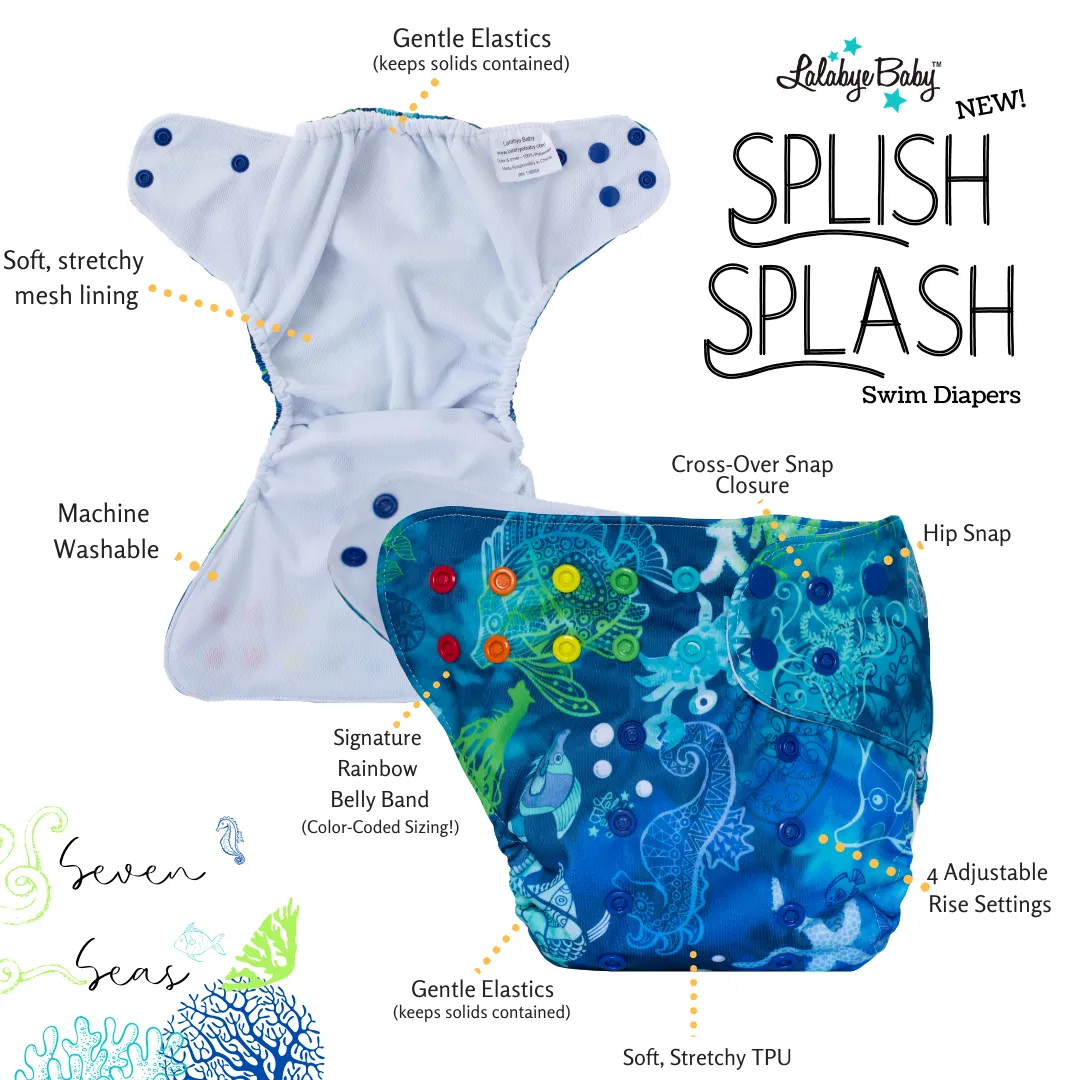 Splish Splash Swim Diapers - Lalabye