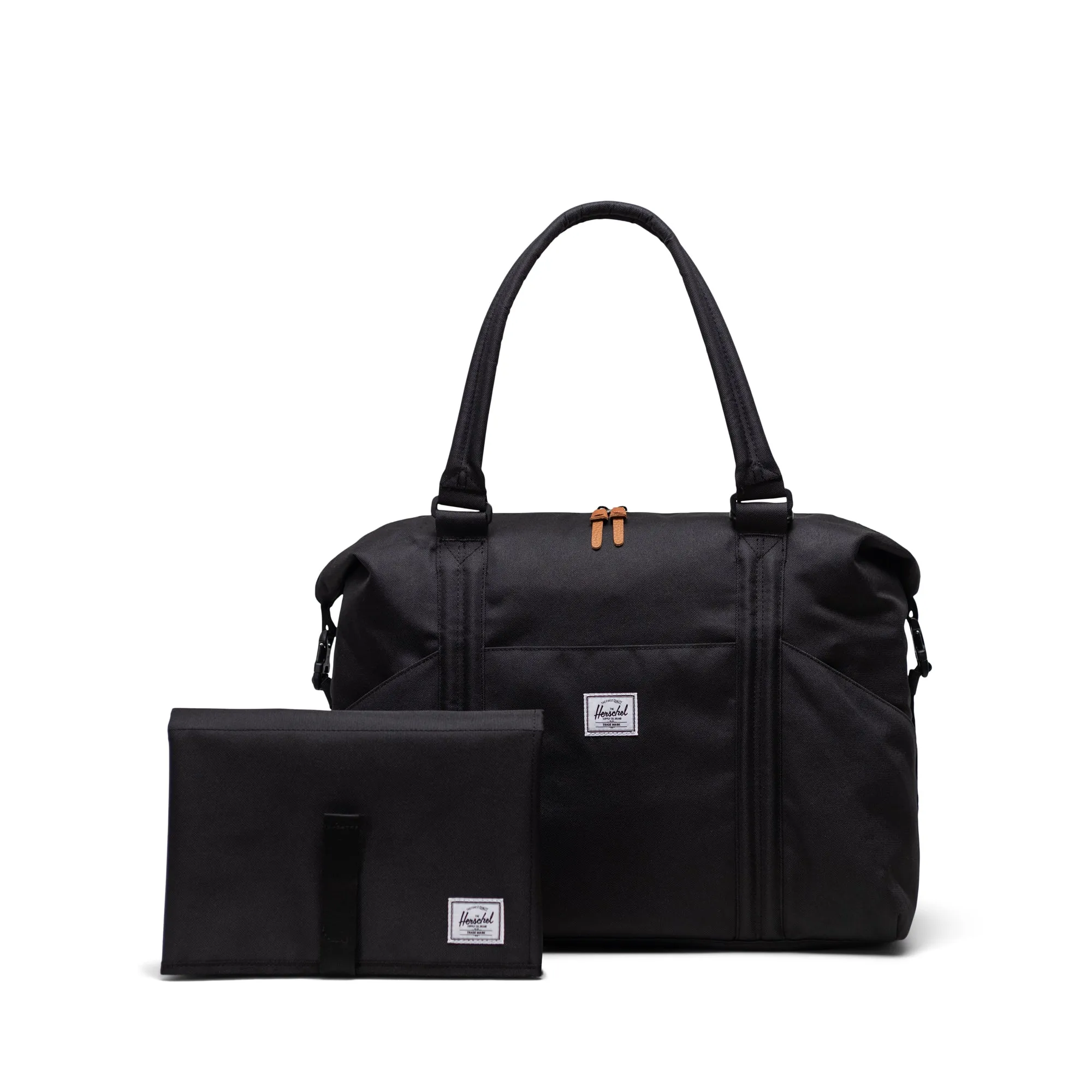 Strand Duffle Diaper Bag Black