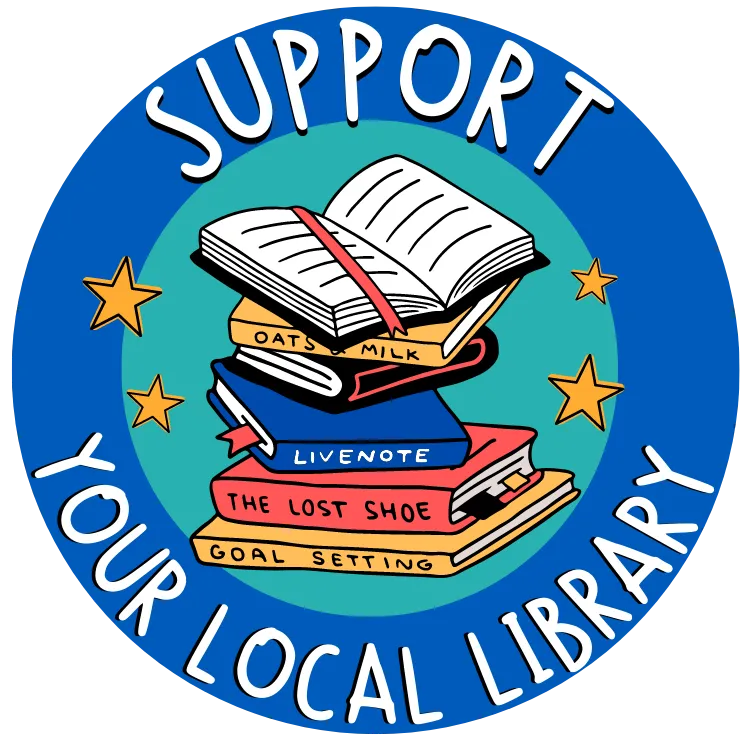 Support Your Local Library Sticker