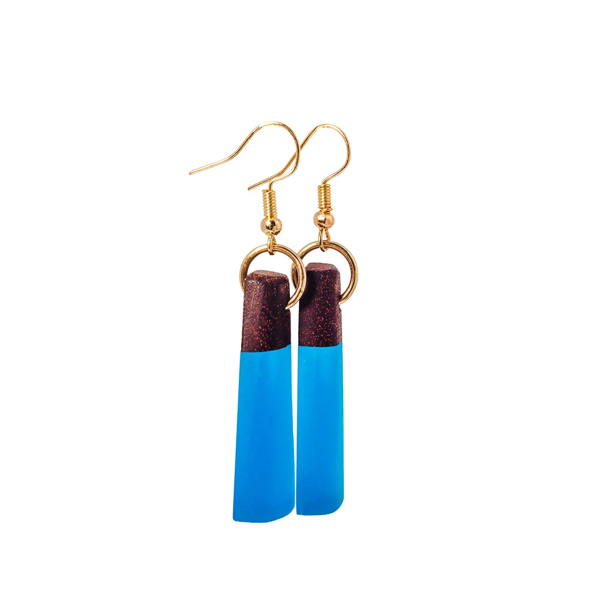 Tahiti Wooden Earrings