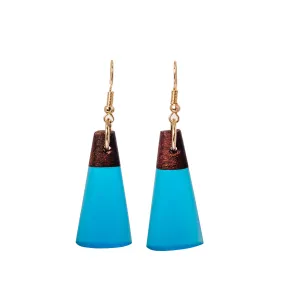 Tahiti Wooden Earrings