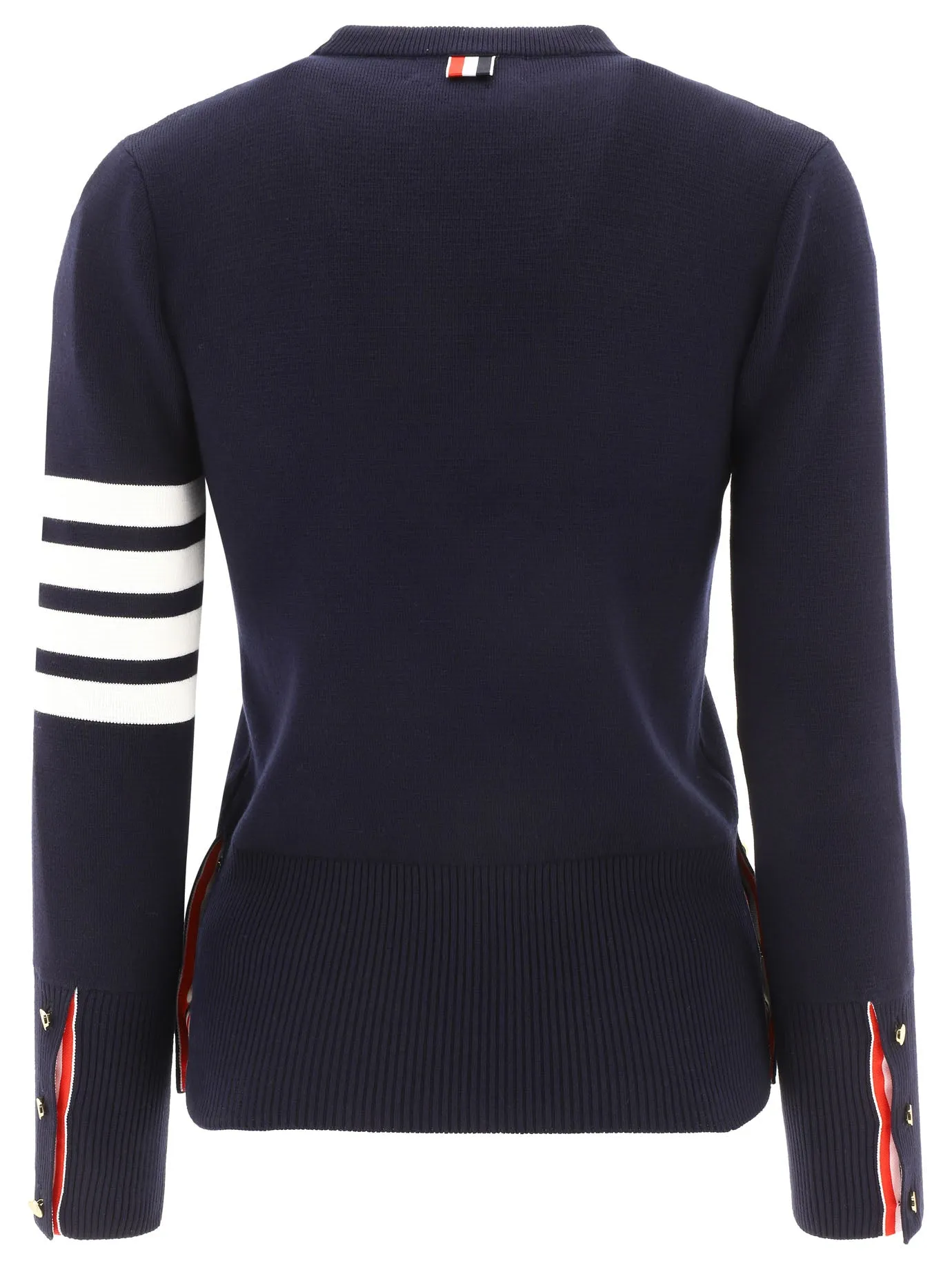 Thom Browne 4-Bar Crewneck Knit Jumper