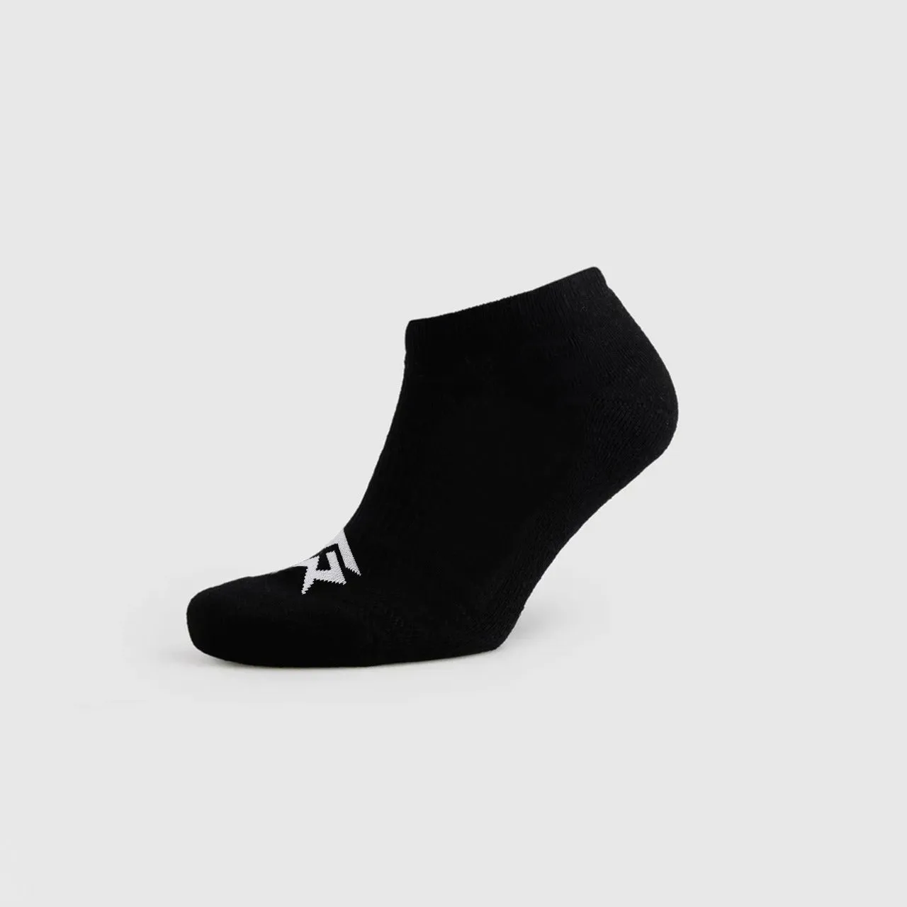 Trainer Socks 2Pcs (Black + White)