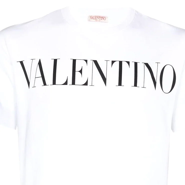 VALENTINO Black Logo T-Shirt White