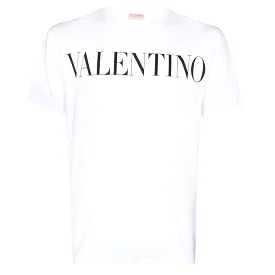 VALENTINO Black Logo T-Shirt White