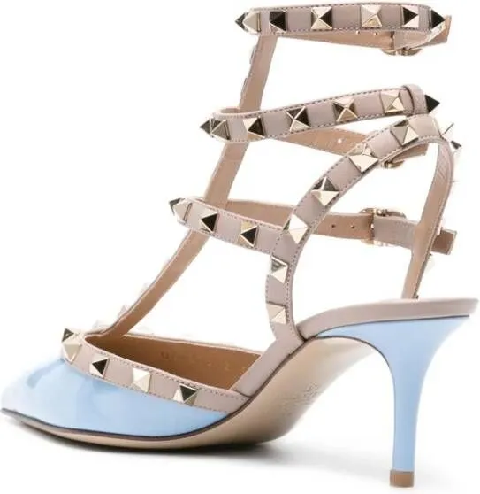 Valentino Garavani Rockstud 65mm caged pumps Blue