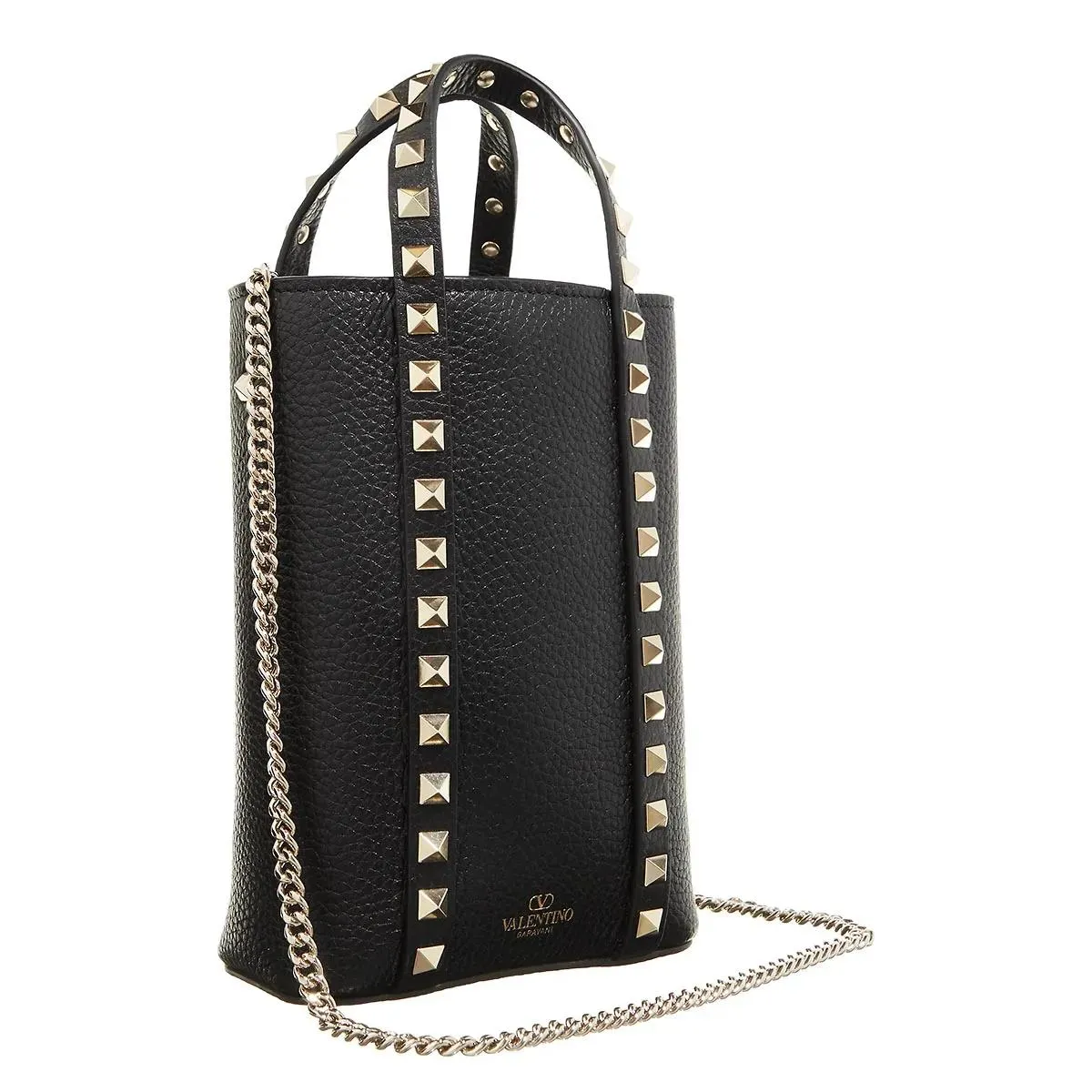 Valentino Garavani  Rockstud Mini Tote Nero