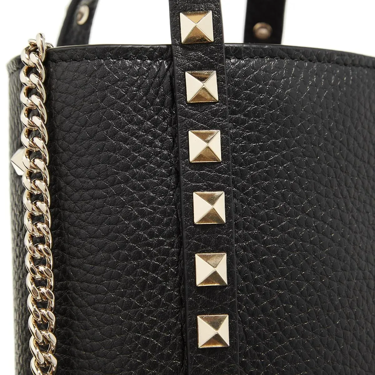 Valentino Garavani  Rockstud Mini Tote Nero