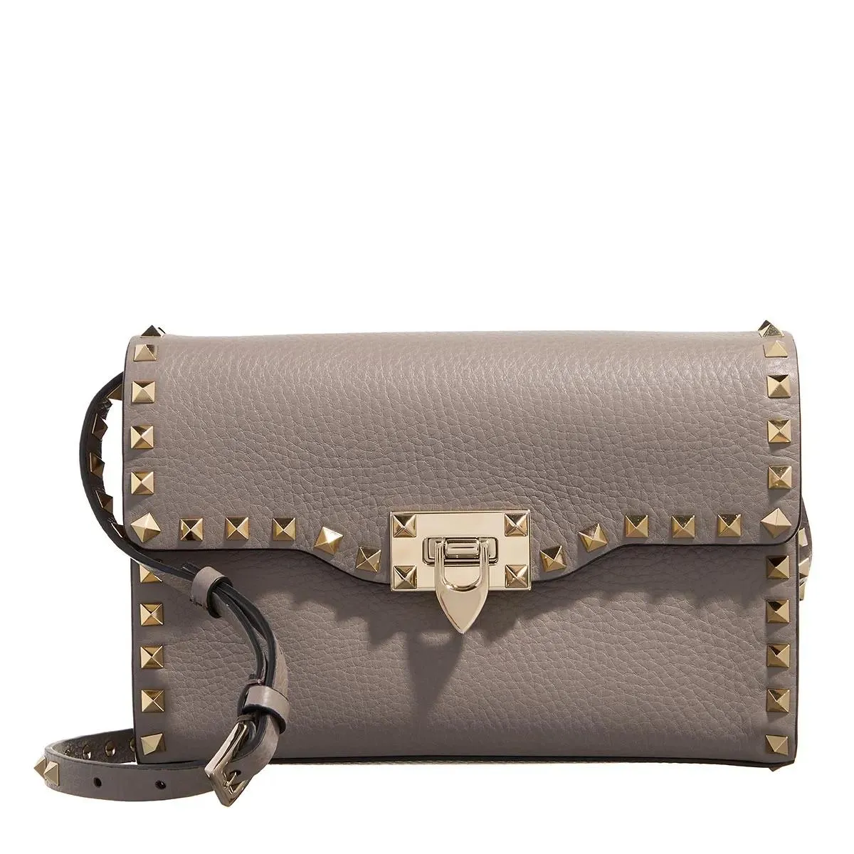 Valentino Garavani  Small Shoulder Bag Rockstud Moon Taupe