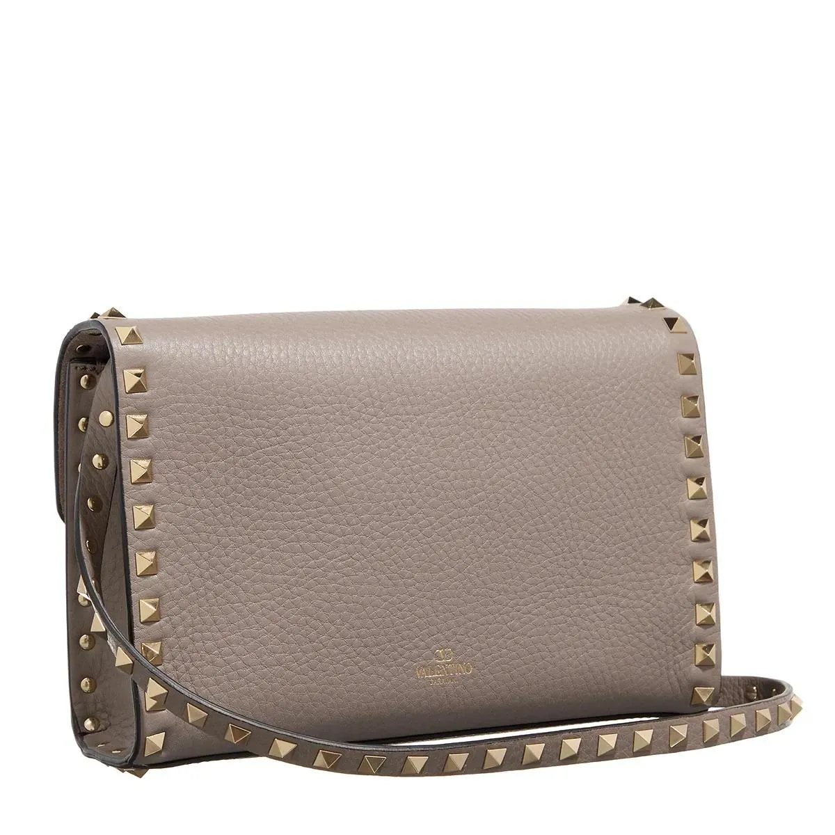 Valentino Garavani  Small Shoulder Bag Rockstud Moon Taupe