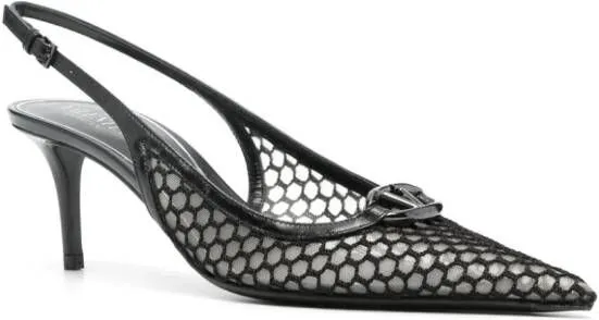 Valentino Garavani VLogo Signature 75mm slingback pumps Black