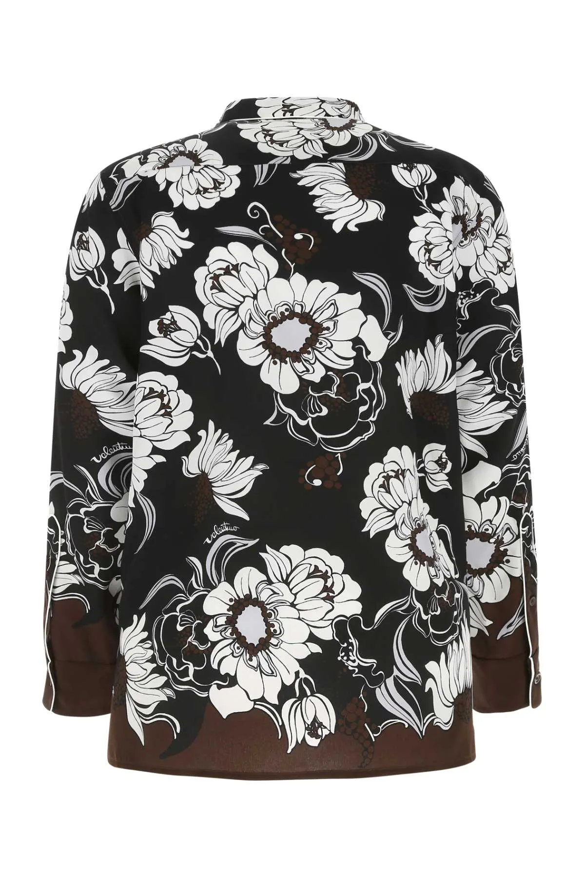 Valentino Graphic Printed Long-Sleeved Shirt