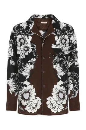 Valentino Graphic Printed Long-Sleeved Shirt