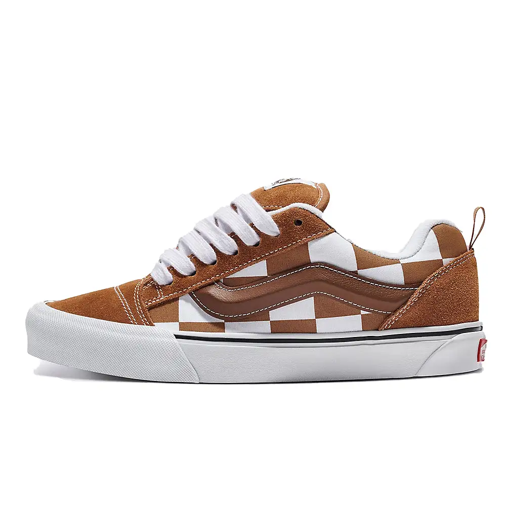 Vans Classic Knu-Skool Mega Checkerboard - Brown