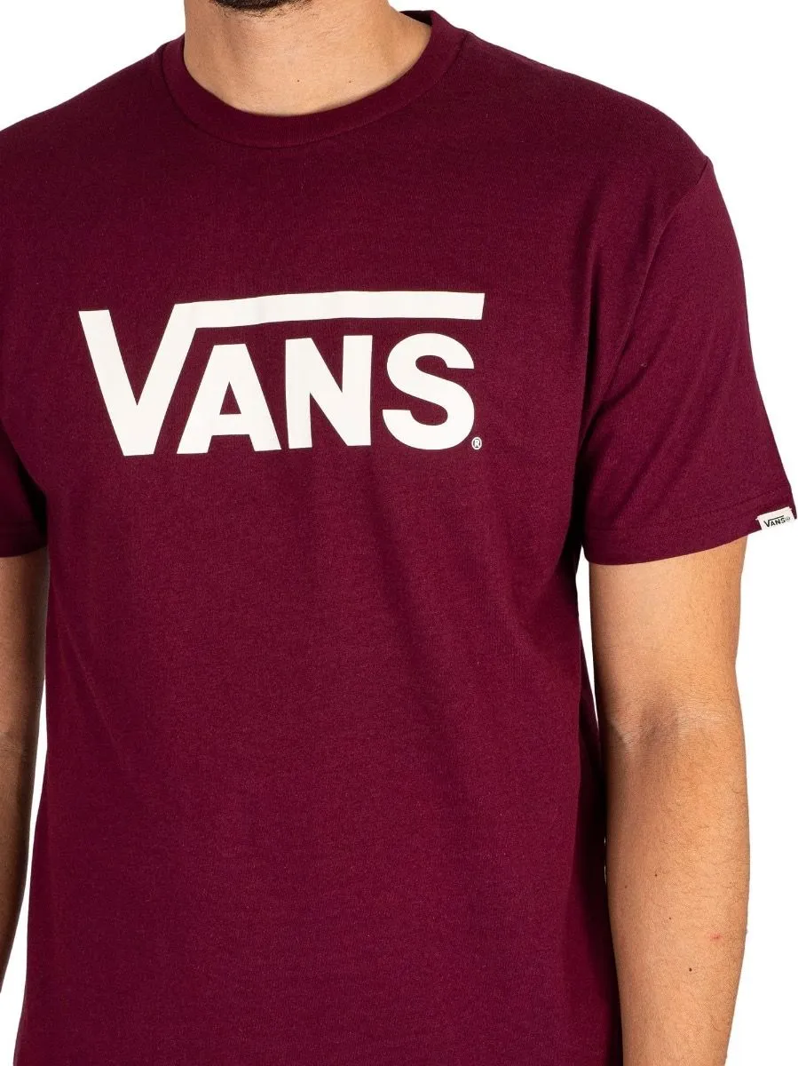 VANS Classic Print Crew Neck T-Shirt Port Royale