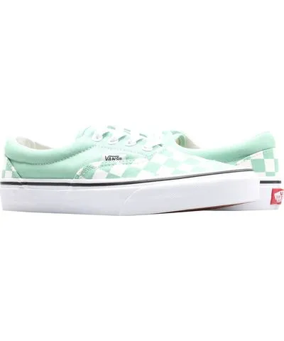 Vans Era Checkerboard Neptune Green/True White Low Top Sneakers VN0A38FRVOV