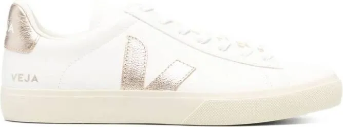 VEJA Campo grained leather sneakers White