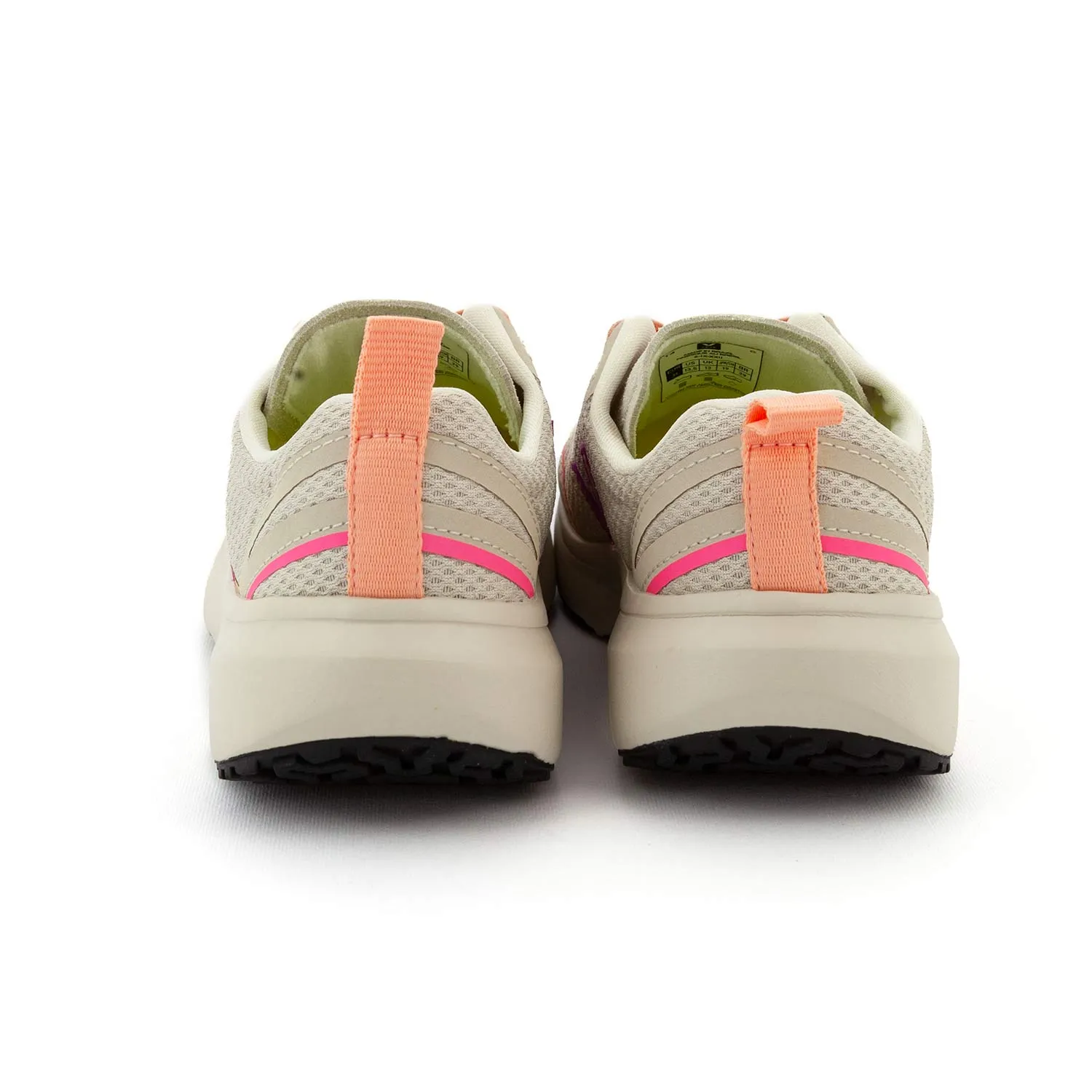 Veja Lotus White Canary Sneakers With Fuchsia V For Girls