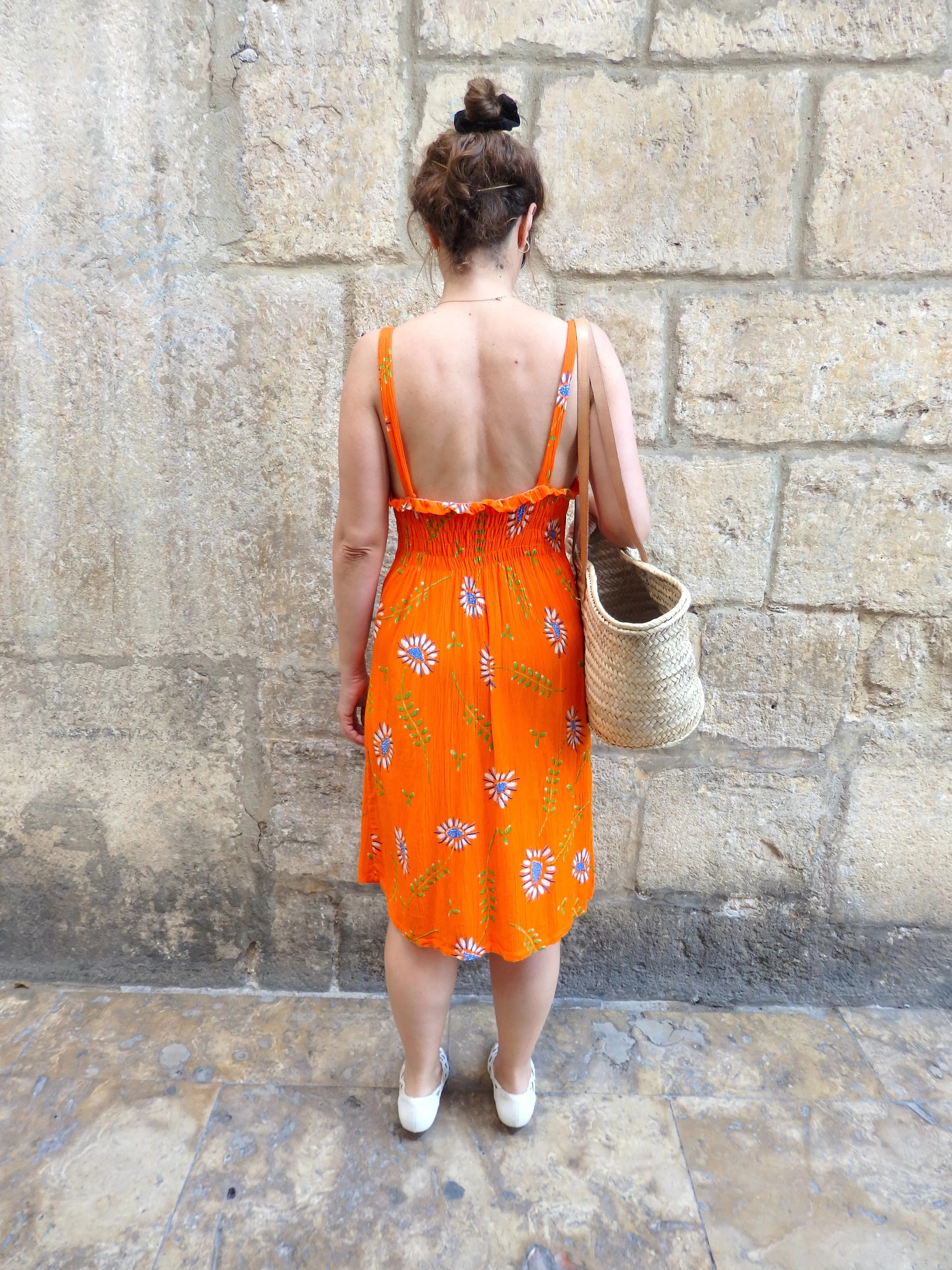 Vestido Vintage Orange