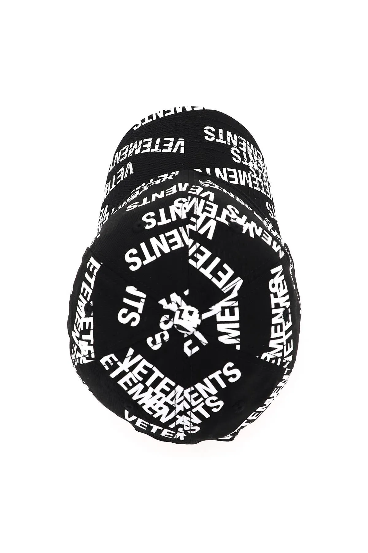 Vetements All-Over Logo Printed Cap