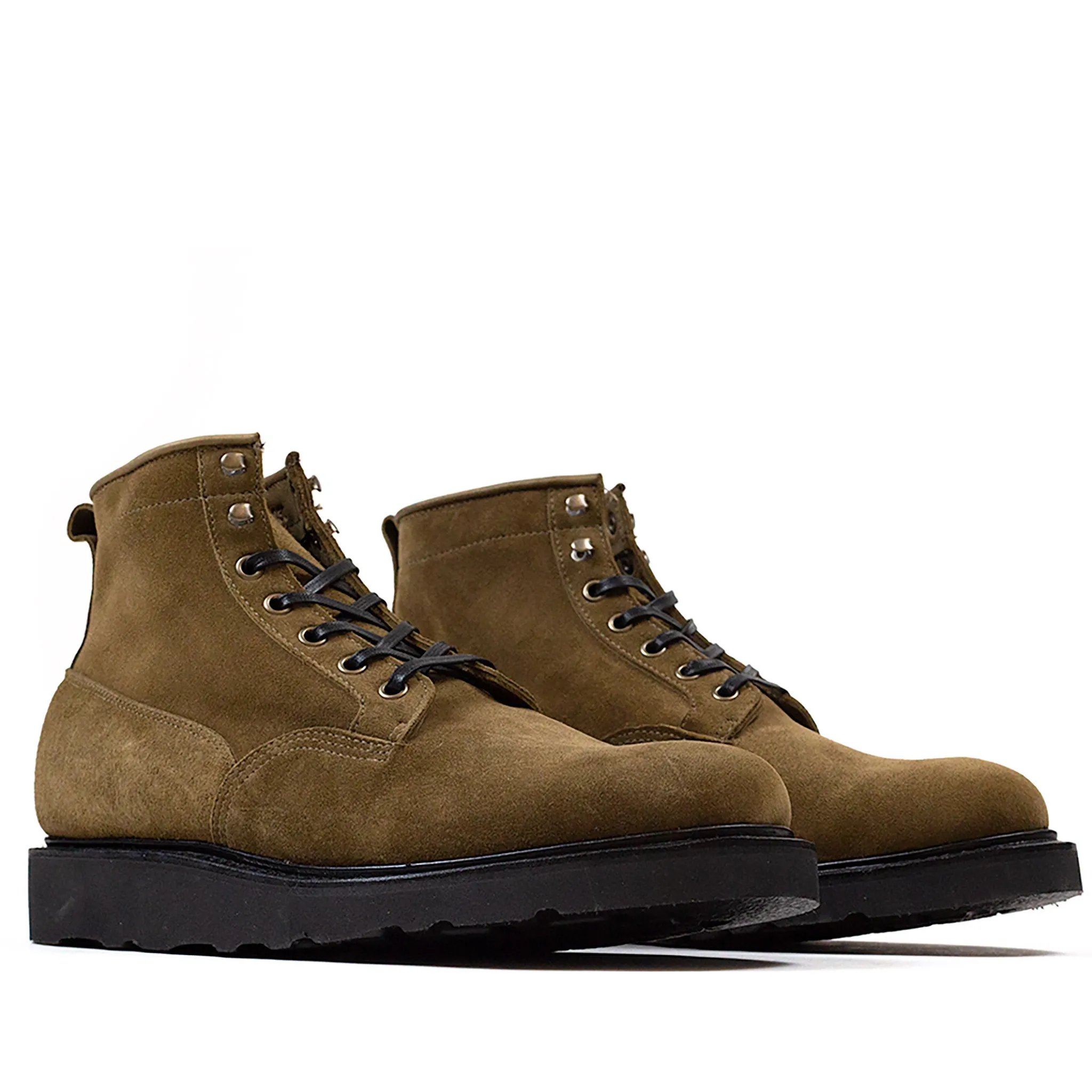 Viberg Bamboo Calf Suede Scout Boot