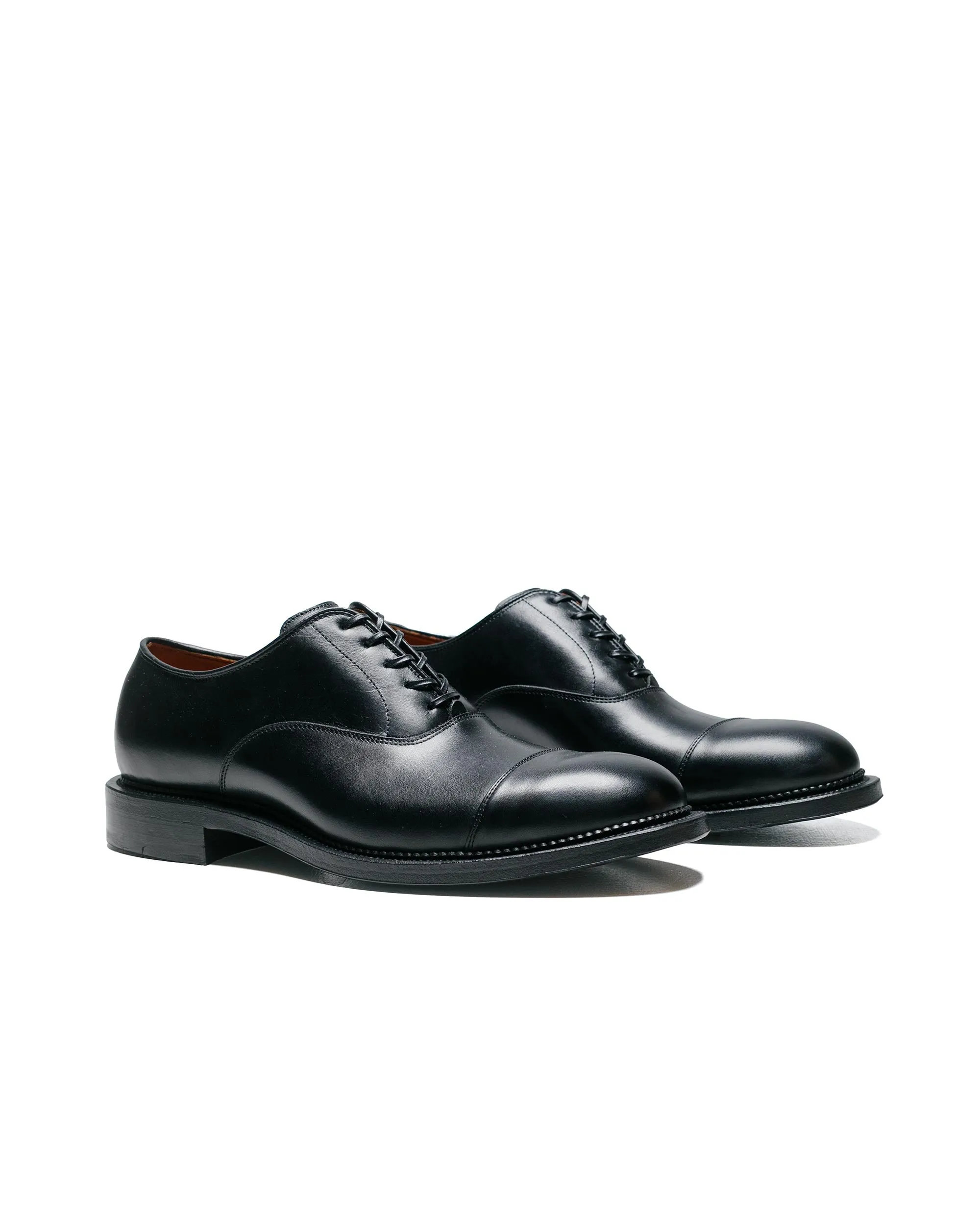 Viberg Bastion Oxford Black French Calf