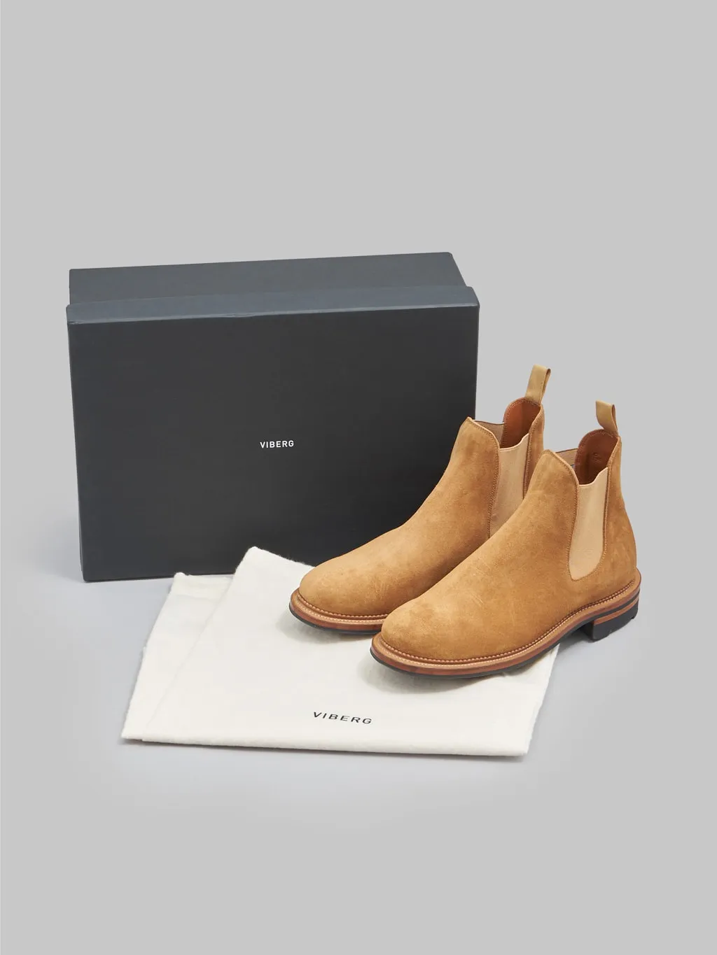 Viberg Chelsea Boot Anise Waxy Commander