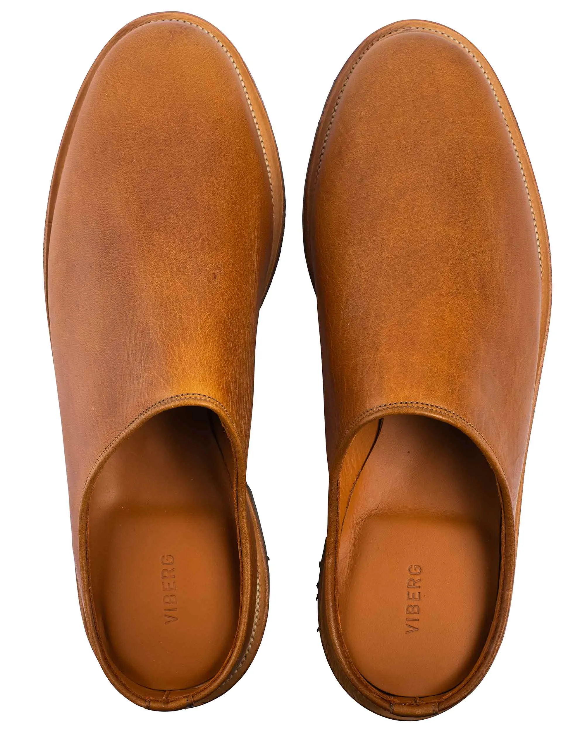 Viberg Mule Noix Eco Grain