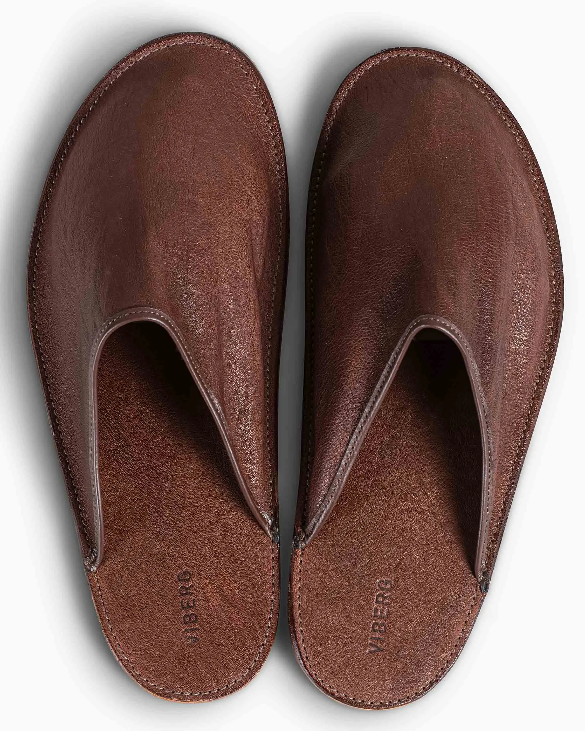 Viberg Slide Marrone Washed Kangaroo