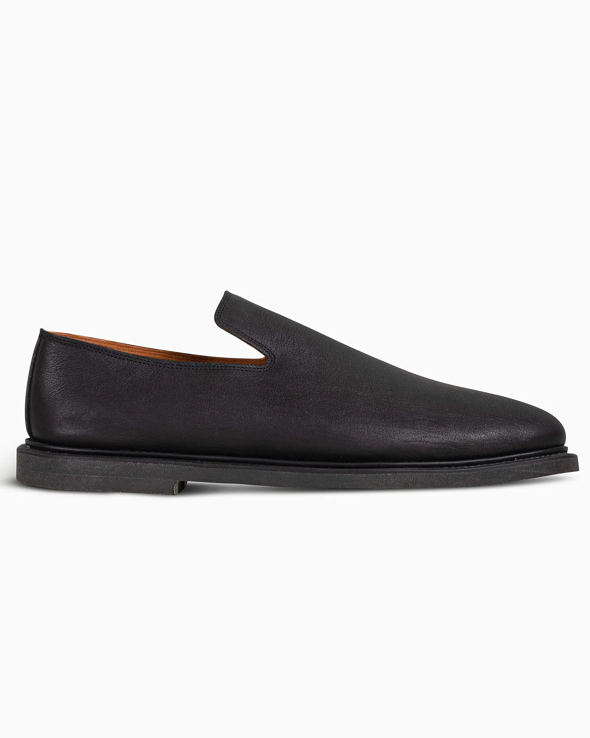 Viberg Slipper Nero Washed Kangaroo