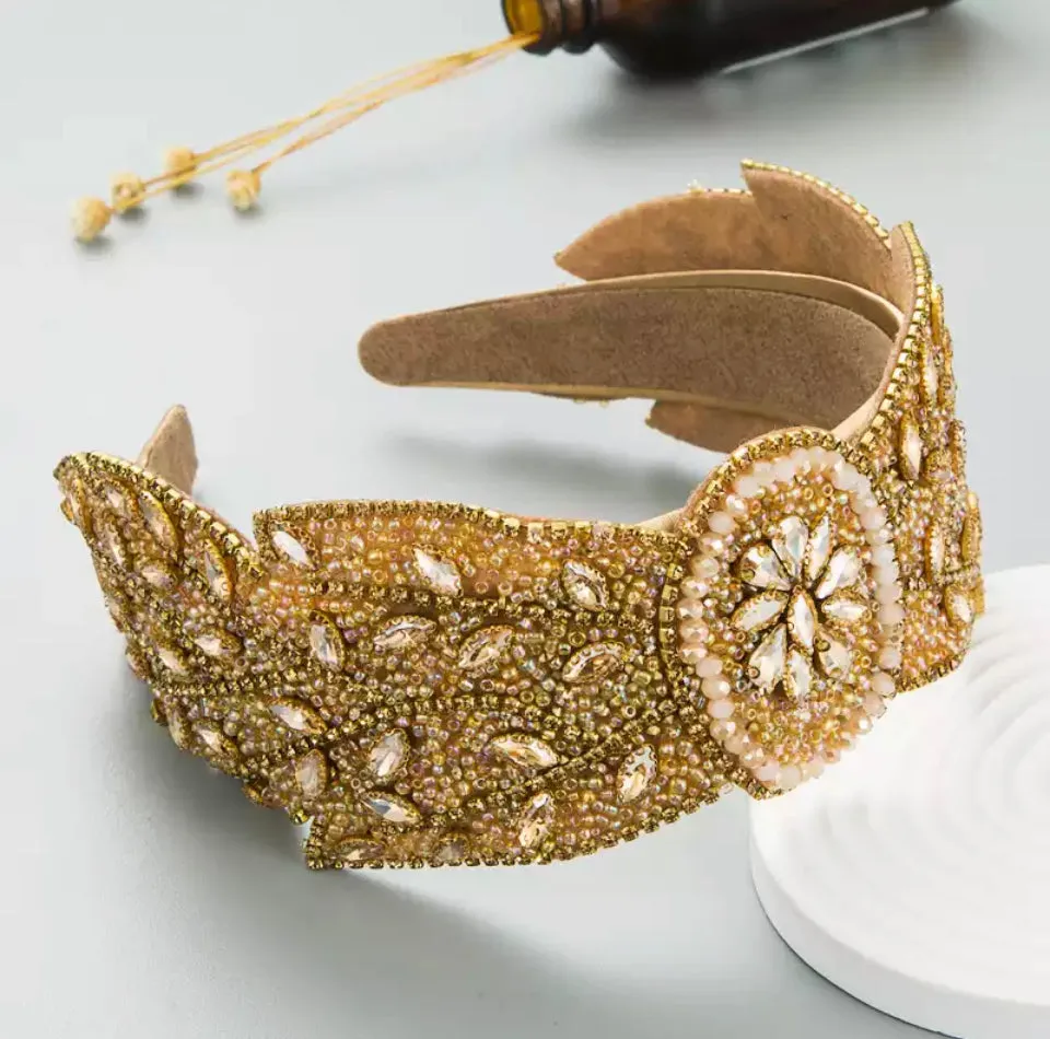 Vintage Headband Golden