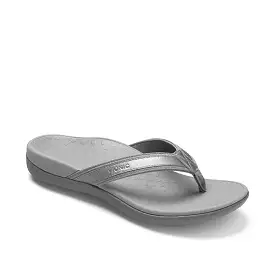      Vionic Islander Islander Toepost Pewter Metalli