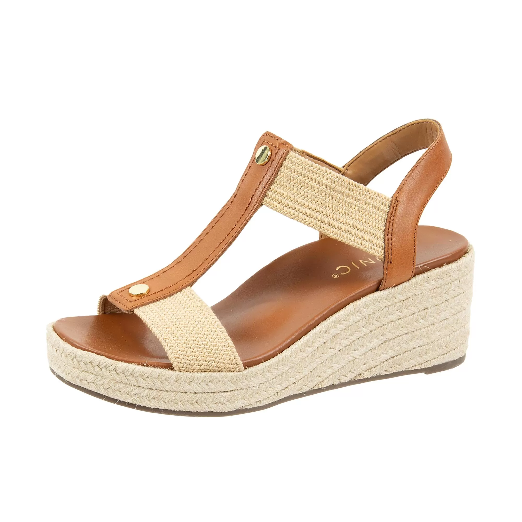 Vionic Womens Calera Wedge Camel