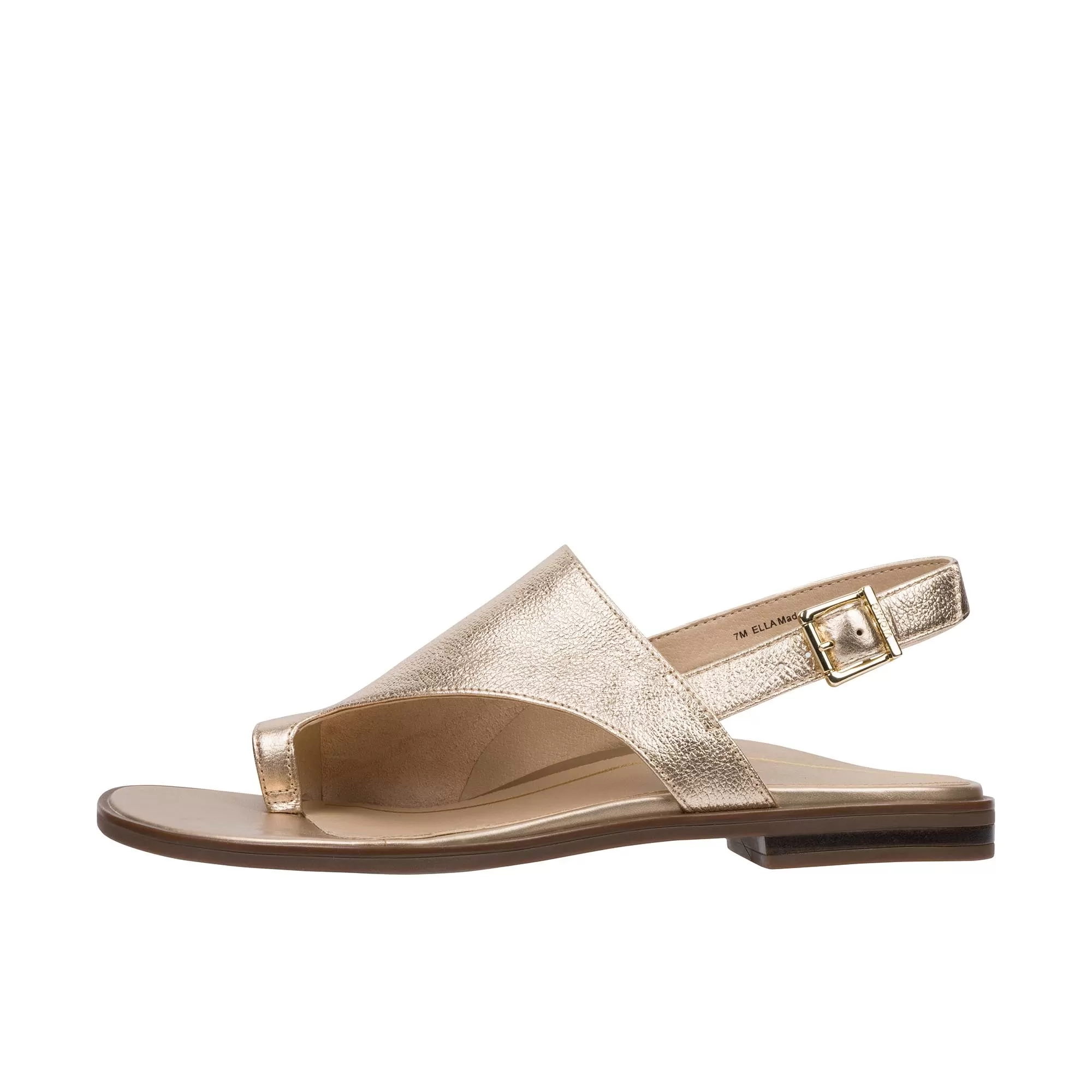 Vionic Womens Ella Sandal Gold Metallic