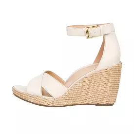 Vionic Womens Marina Wedge Sandal Cream