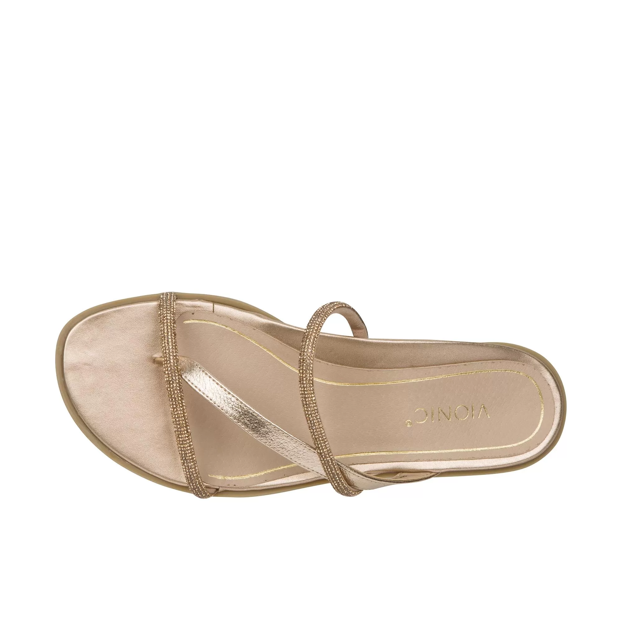 Vionic Womens Prism Sandal Gold