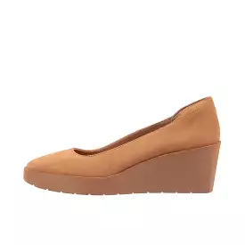 Vionic Womens Sereno Wedge Heel Camel