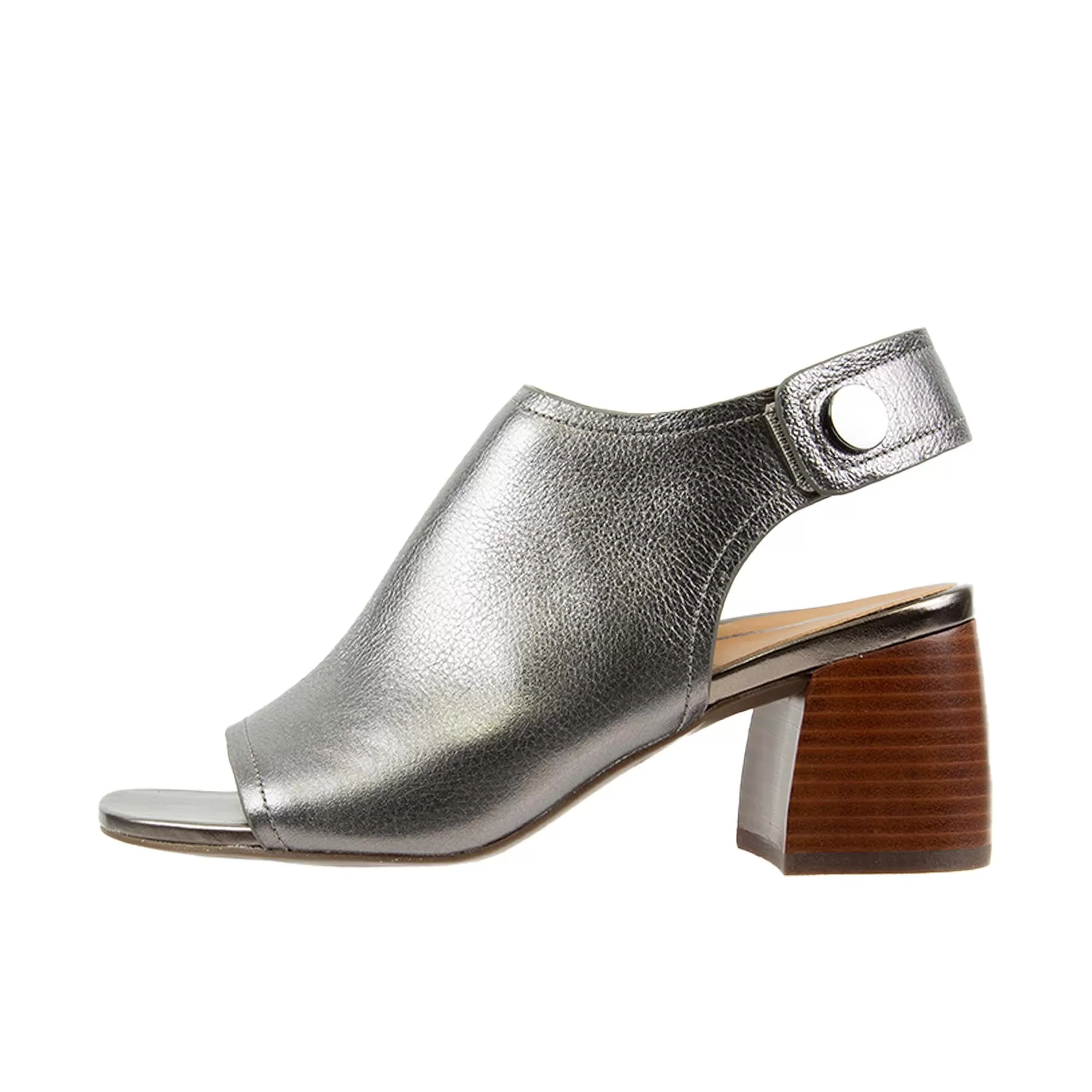 Vionic Womens Valencia Heeled Sandal Pewter