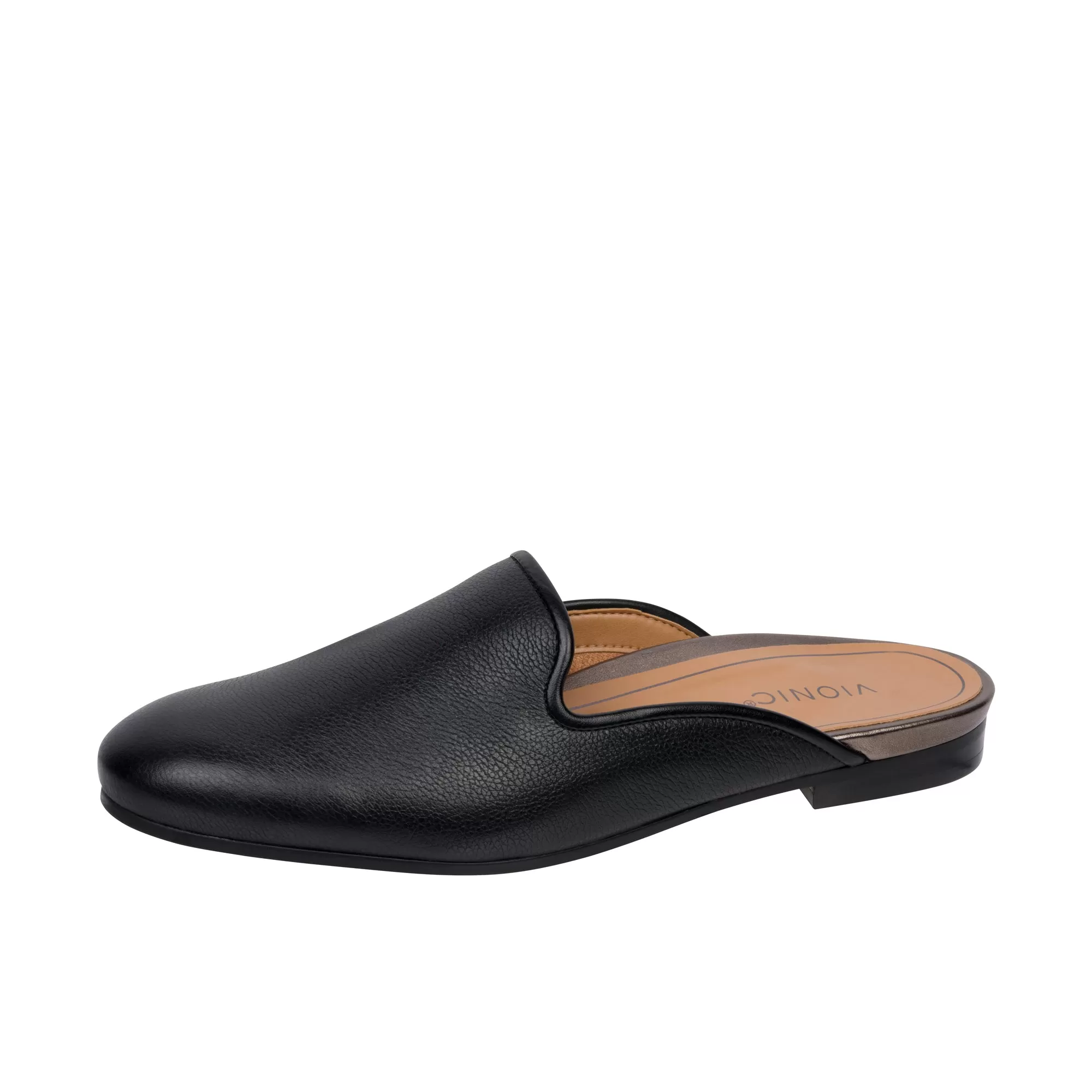 Vionic Womens Willa Flat Mule Black