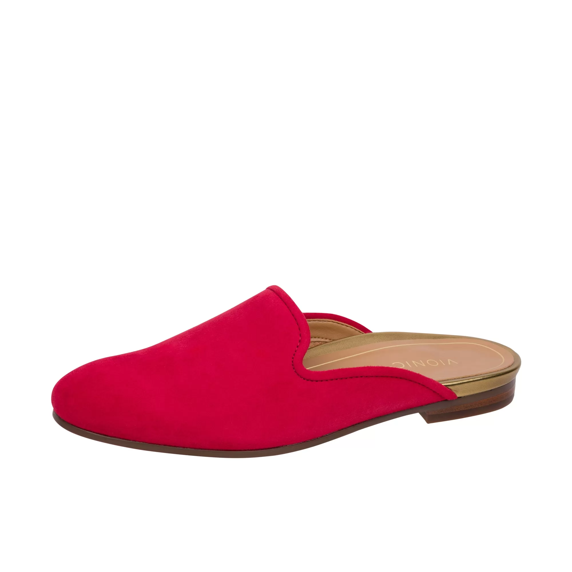 Vionic Womens Willa Flat Mule Red