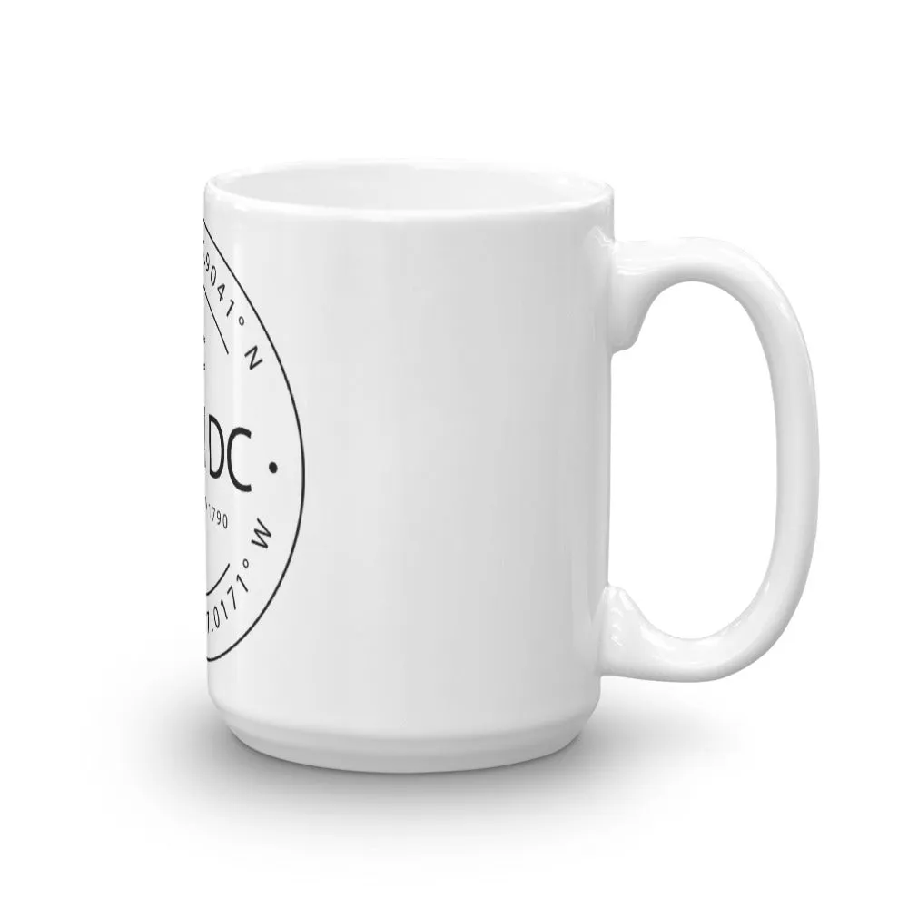 Washington DC - Mug - Latitude & Longitude